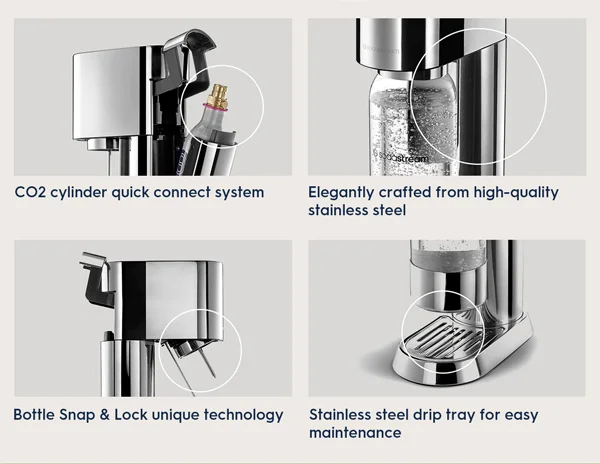 SodaStream enso™, our premium sparkling drink maker SodaStream enso™, our premium sparkling drink maker