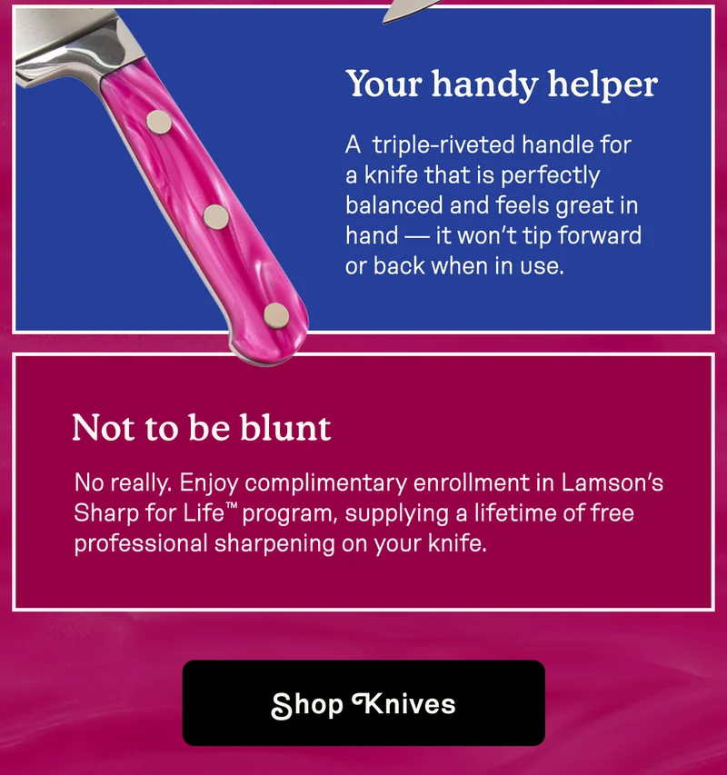 Shop knives