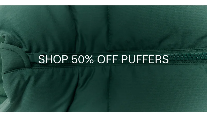 SHOP 50% OFF PUFFERS