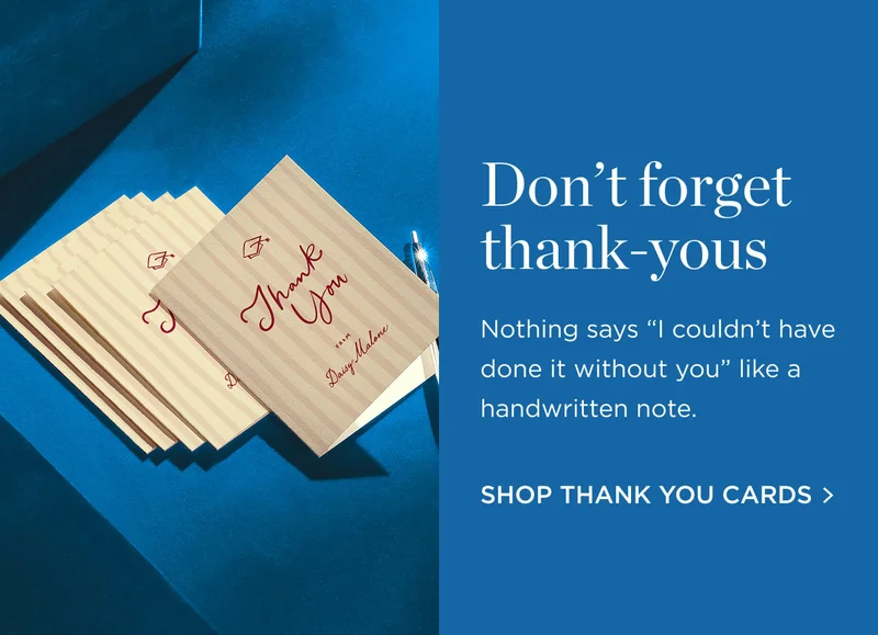 Shop Thank You Cards