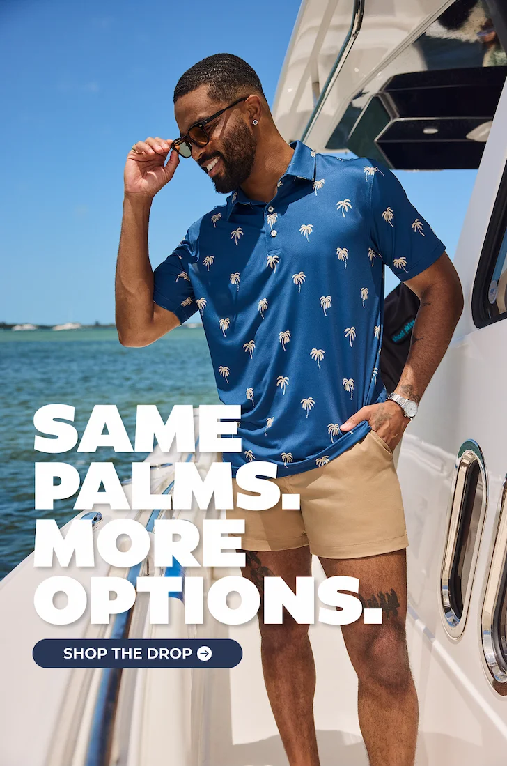 SAME PALMS. MORE OPTIONS. Shop The Drop.