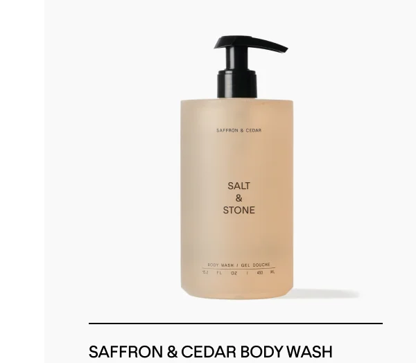 SHOP SAFFRON & CEDAR BODY WASH