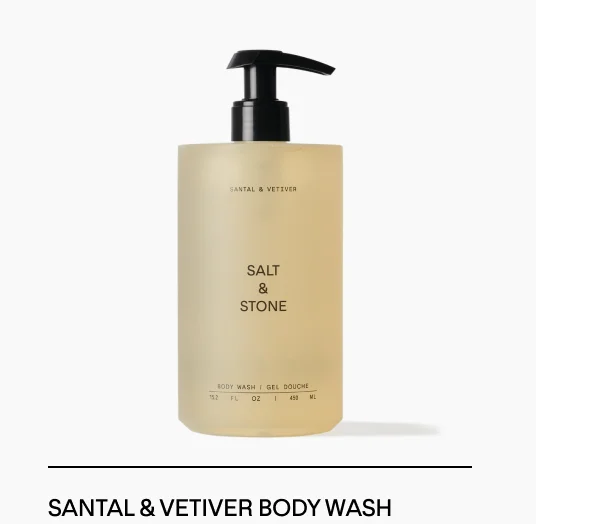 SHOP SANTAL & VETIVER BODY WASH