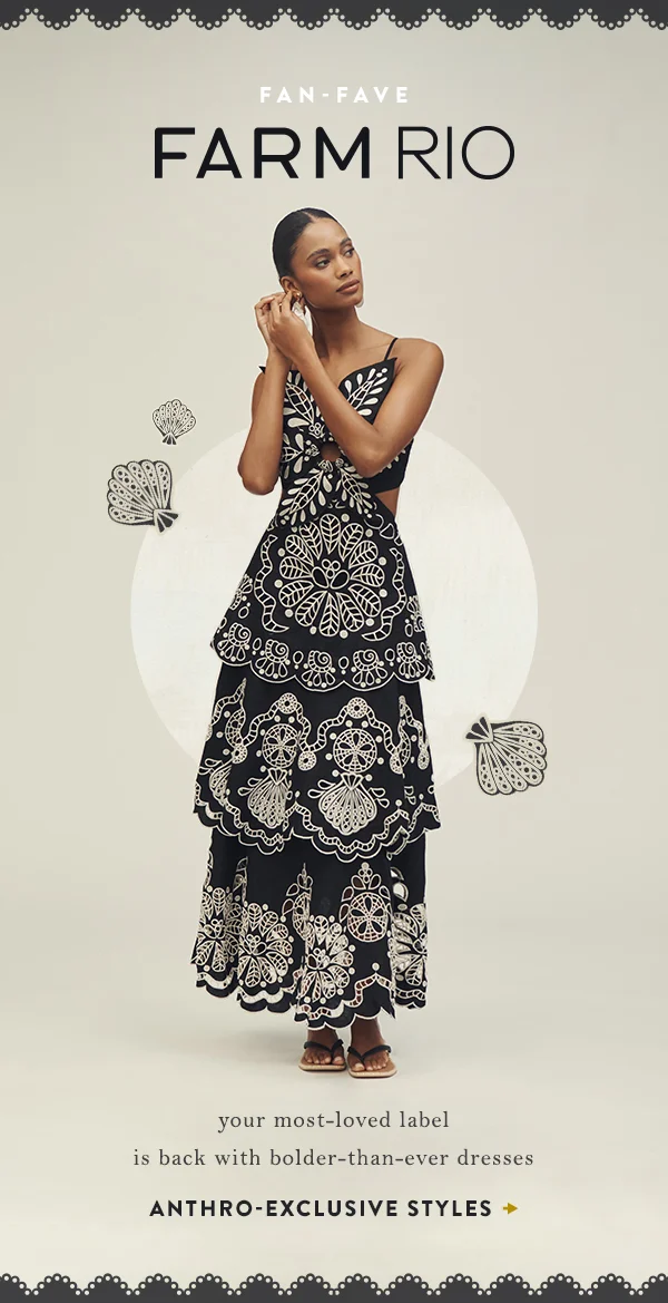 Farm Rio dresses.