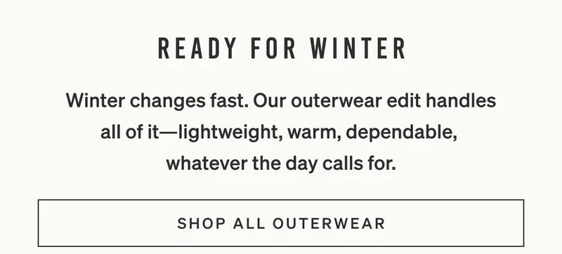 Shop All Outerwear