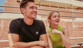 Young people in sportswear