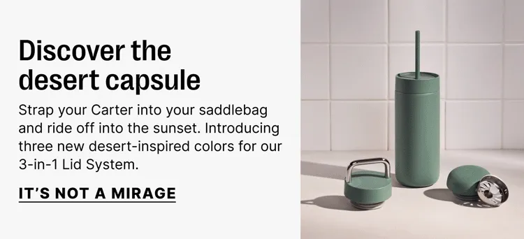 Discover the desert capsule in the 3-in-1 lid system