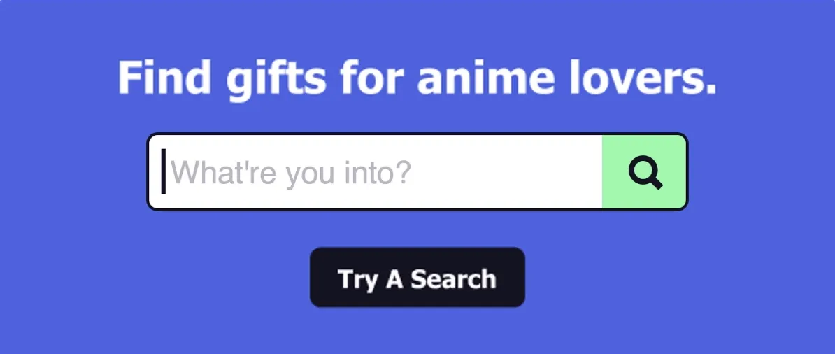 Find gifts for anime lovers.