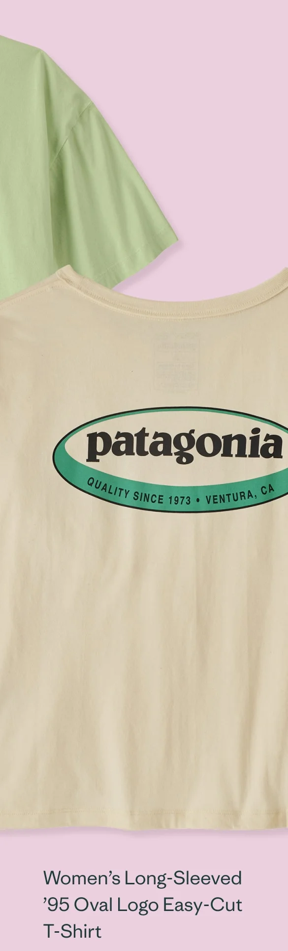 Women's Long-Sleeved '95 Oval Logo Easy-Cut T-Shirt