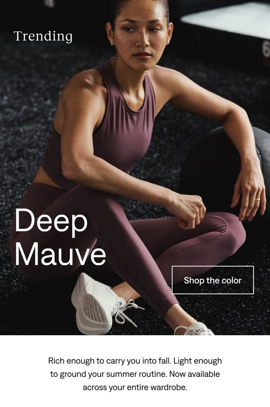 Trending: Deep Mauve. Shop the color