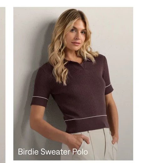 Birdie Sweater Polo