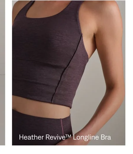 Heather Revive™ Longline Bra