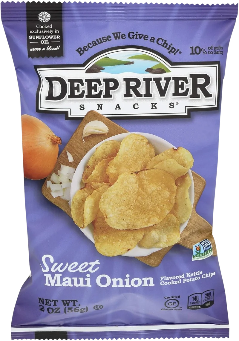 Image of Deep River Sweet Maui Onion Kettle Chips