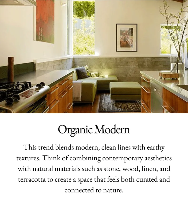 Organic Modern