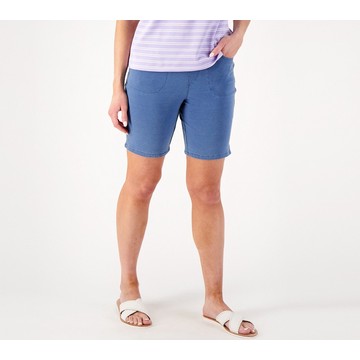 Quacker Factory DreamJeannes 5 Pocket 8" Shorts