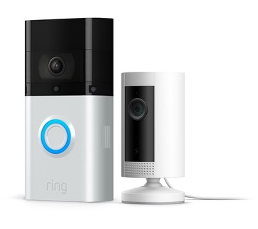 Ring Video Doorbell 3 with Indoor Security Camera & Ring Assist Plus