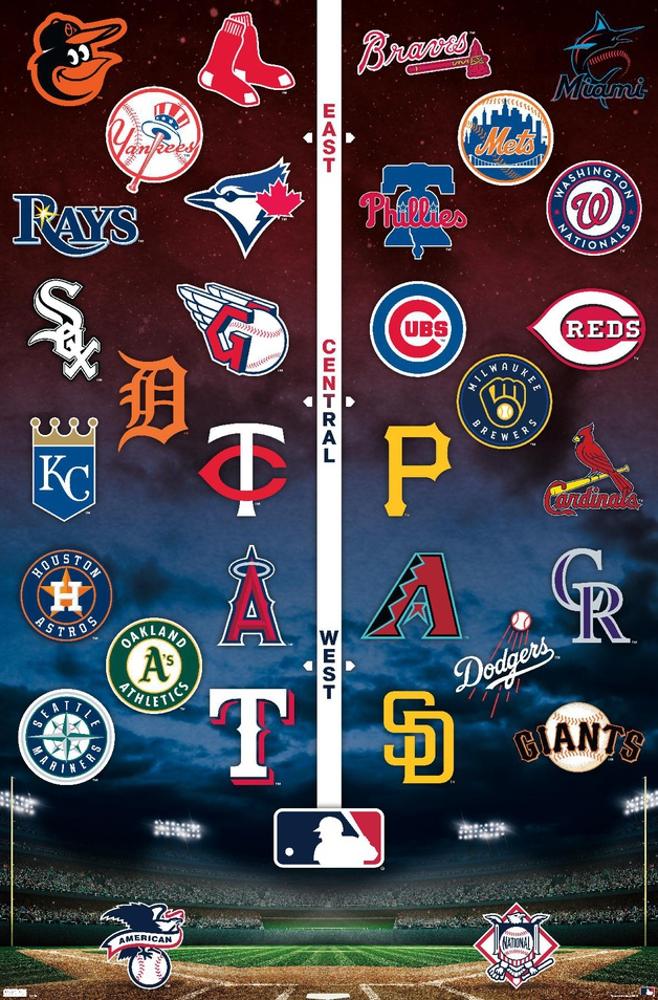 Image of MLB League - Logos 24