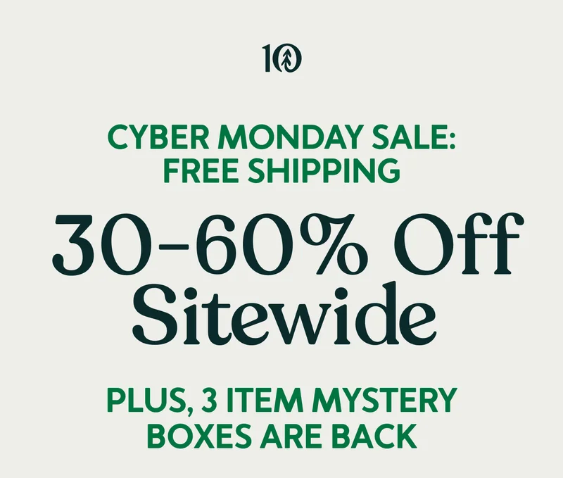 Cyber Monday Starts Today: 30-60% off sitewide