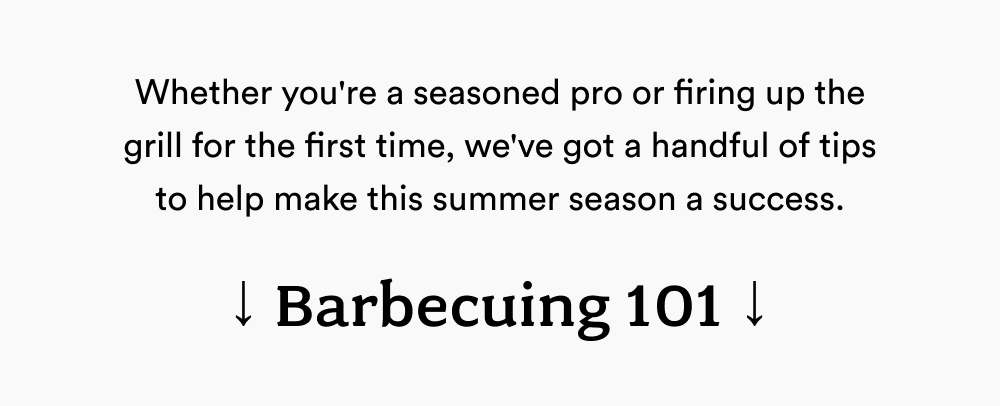 Barbecuing 101