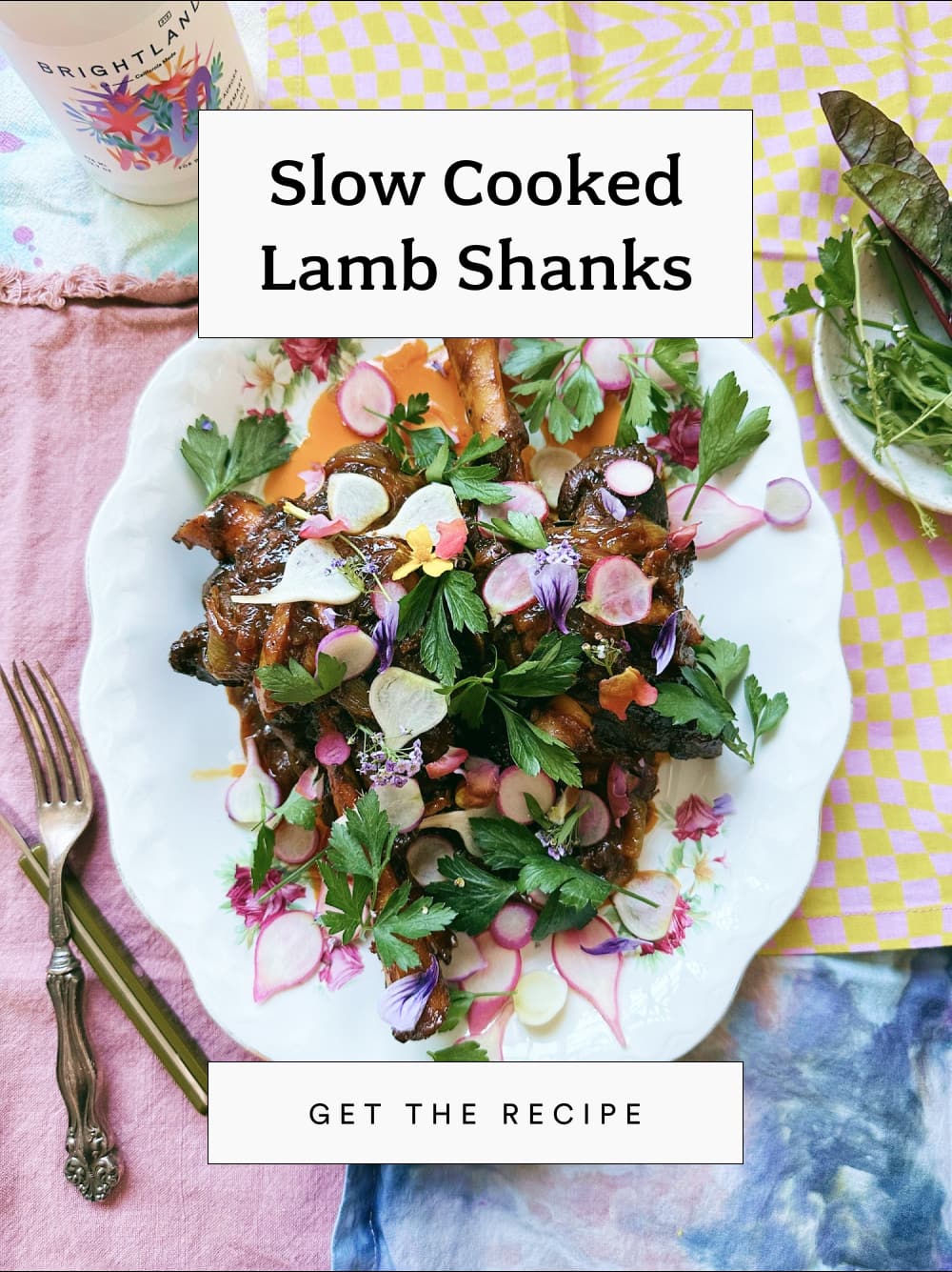 Slow Cooked Lamb Shanks [ Get the Recipe ]