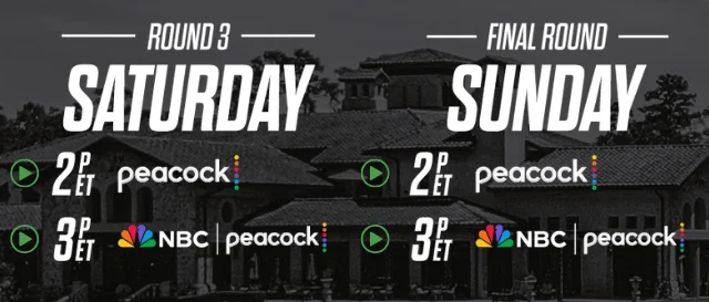 SCHEDULE: NBC/PEACOCK EVENTS