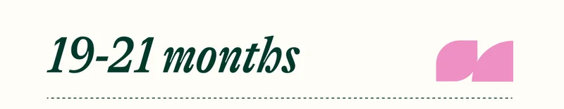 19—21 MONTHS.