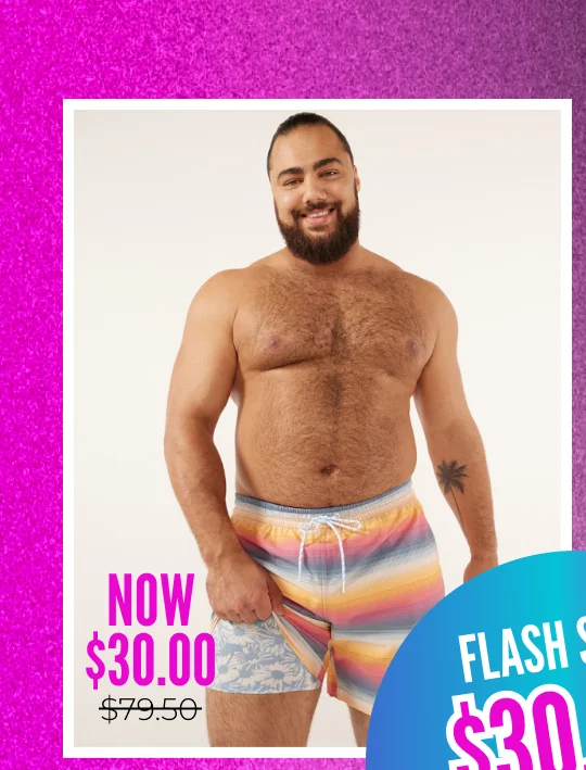 Classic Lined Swim Trunk: The Malibu Sunsets 5.5"