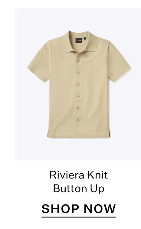 Riviera Knit Button Up