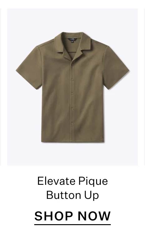 Elevate Pique Button Up