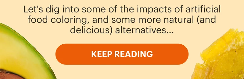 We <3 Colorful Food...BUT... KEEP READING