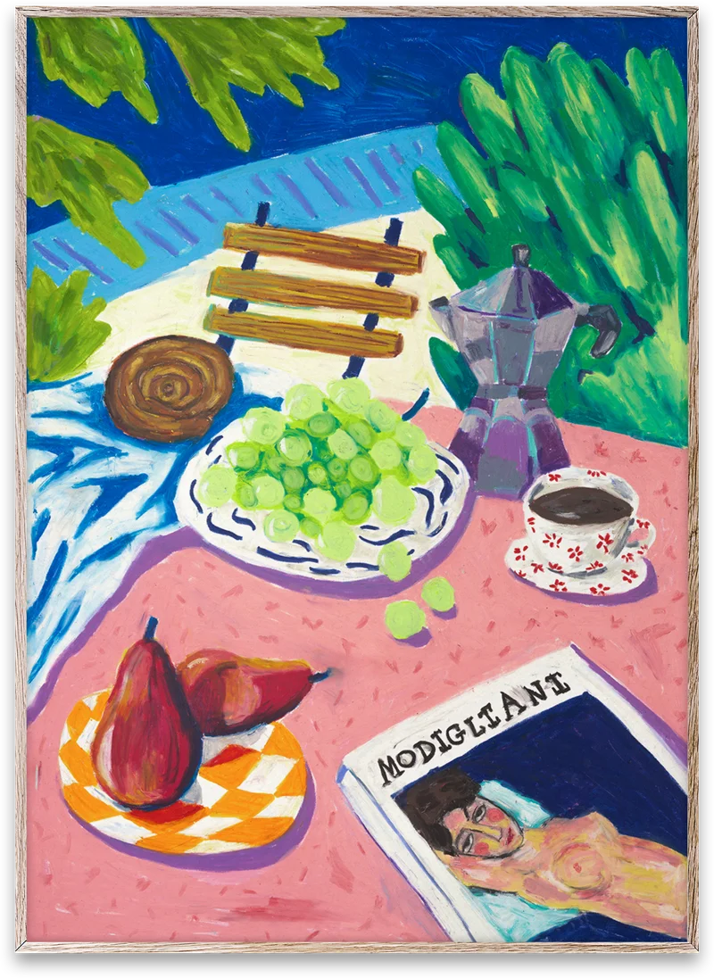 Modigliani in the Garden