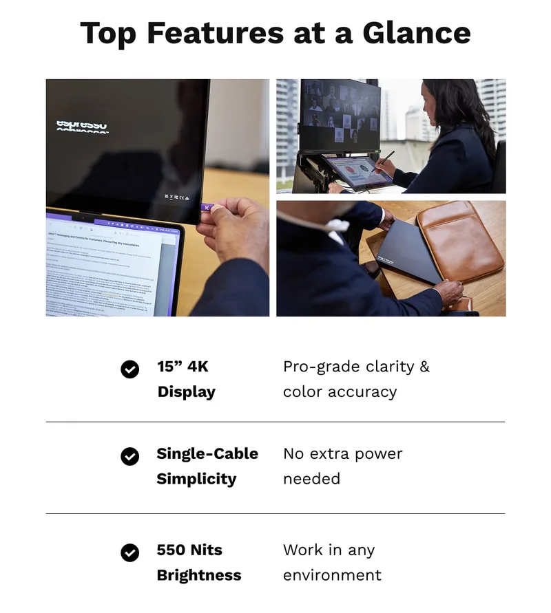Top features at glance