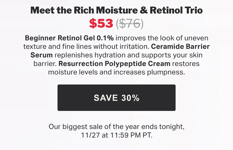 shop retinol trio