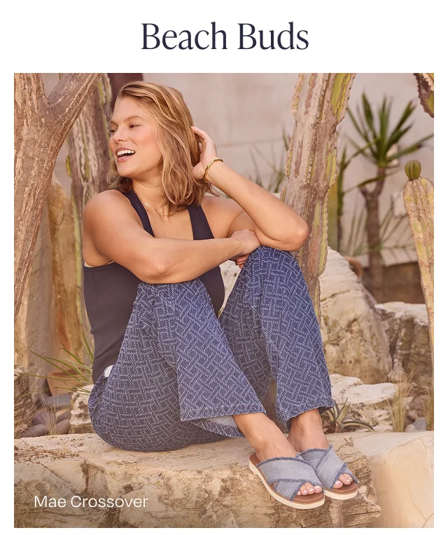 Mae Crossover Slide Sandal - Image