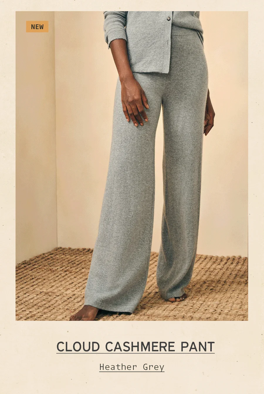 For her cloud cashmere pant
