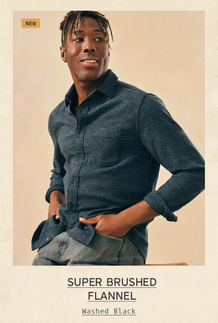 For him Super brushed flannel