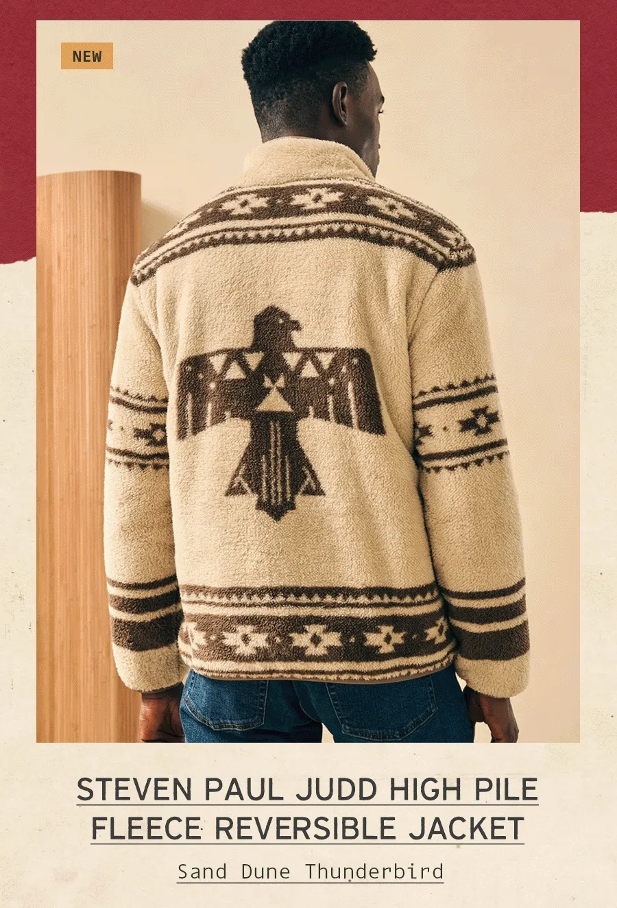 For Him Steven Paul Judd High Pile Fleece