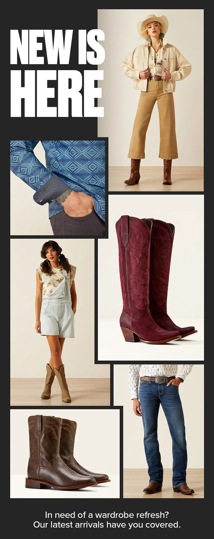 NEW IS HERE. In need of a wardrobe refresh?Our latest arrivals have you covered.