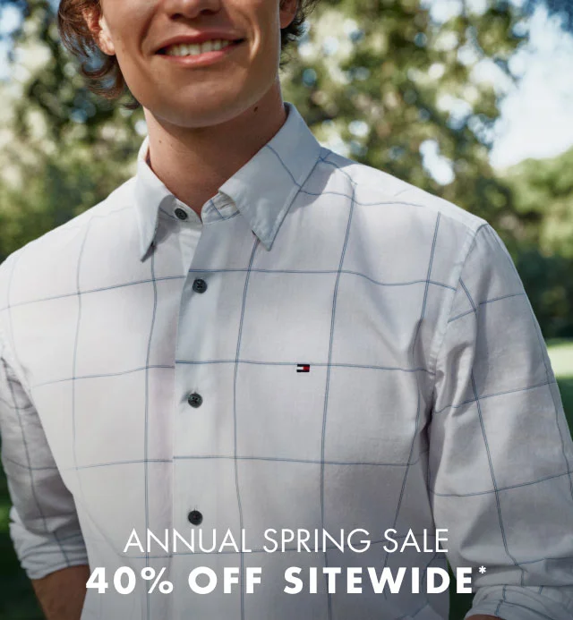 Annual Spring sale                                            40% off sitewide*