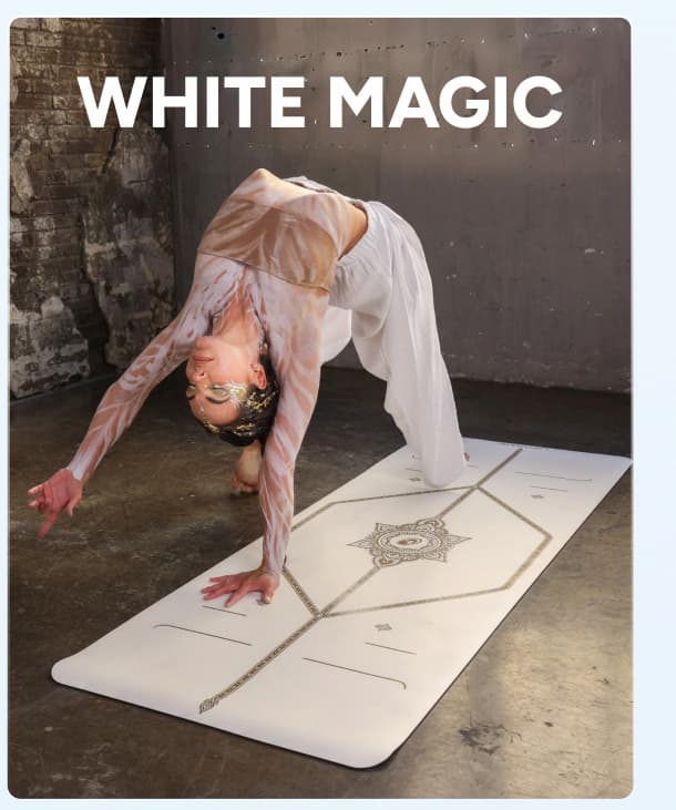 White Magic Yoga Mat