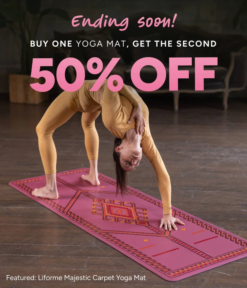 Ending Soon! Buy one Yoga Mat, get the second 50% off