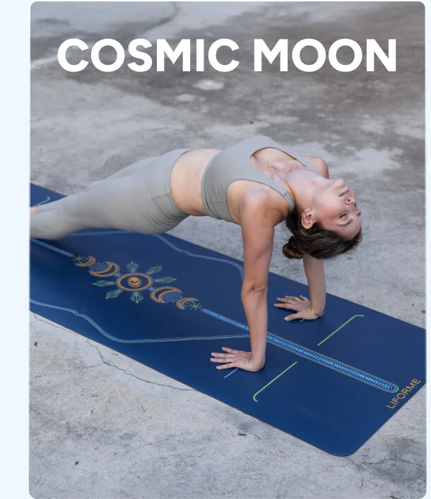 Cosmic Moon Yoga Mat