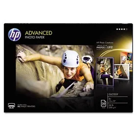 HP Advanced Glossy Photo Paper (13x19"), 20 Sheets