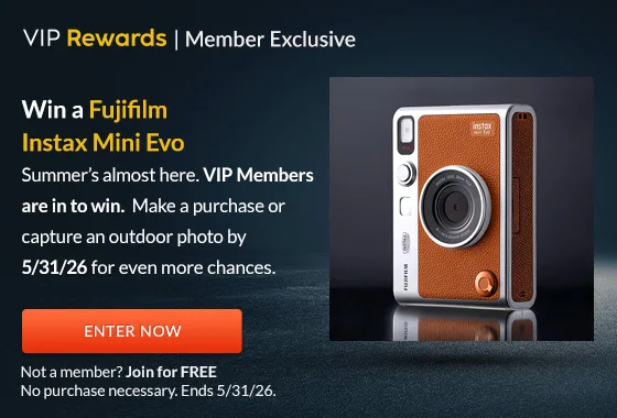 VIP Rewards - Member Exclusive | Win a Fujifilm Instax Mini Evo | Enter Now