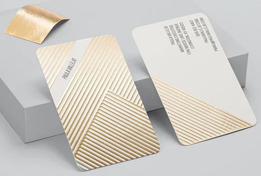 Gold Foil Business Cards
