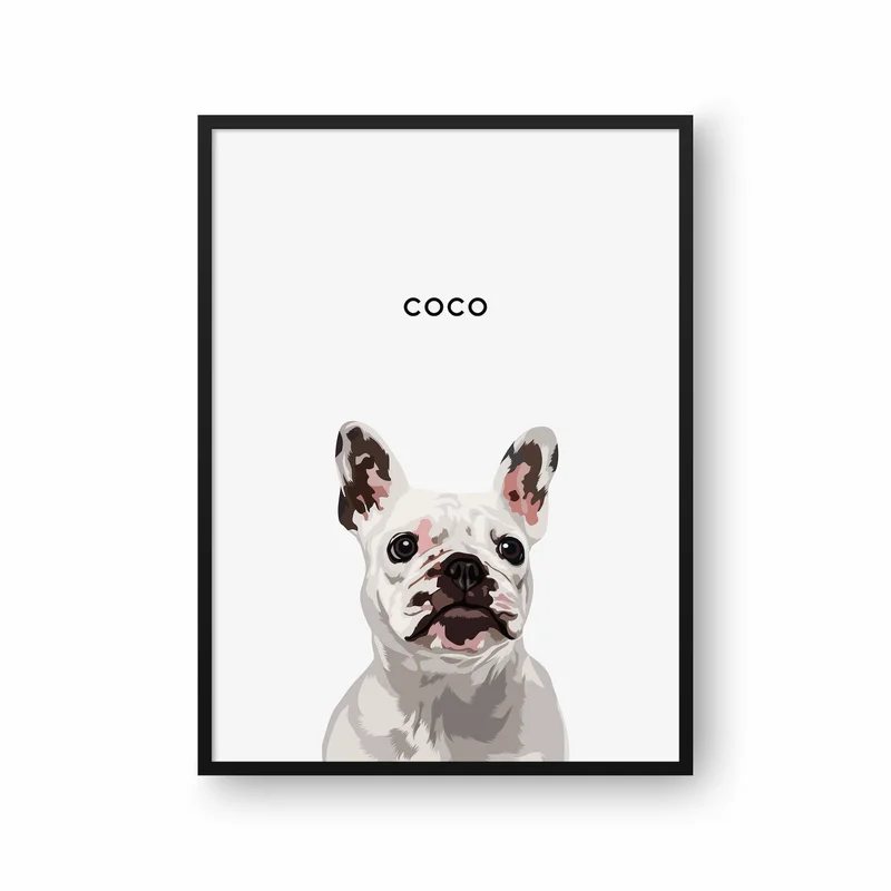 Modern Pet Portrait customer photo