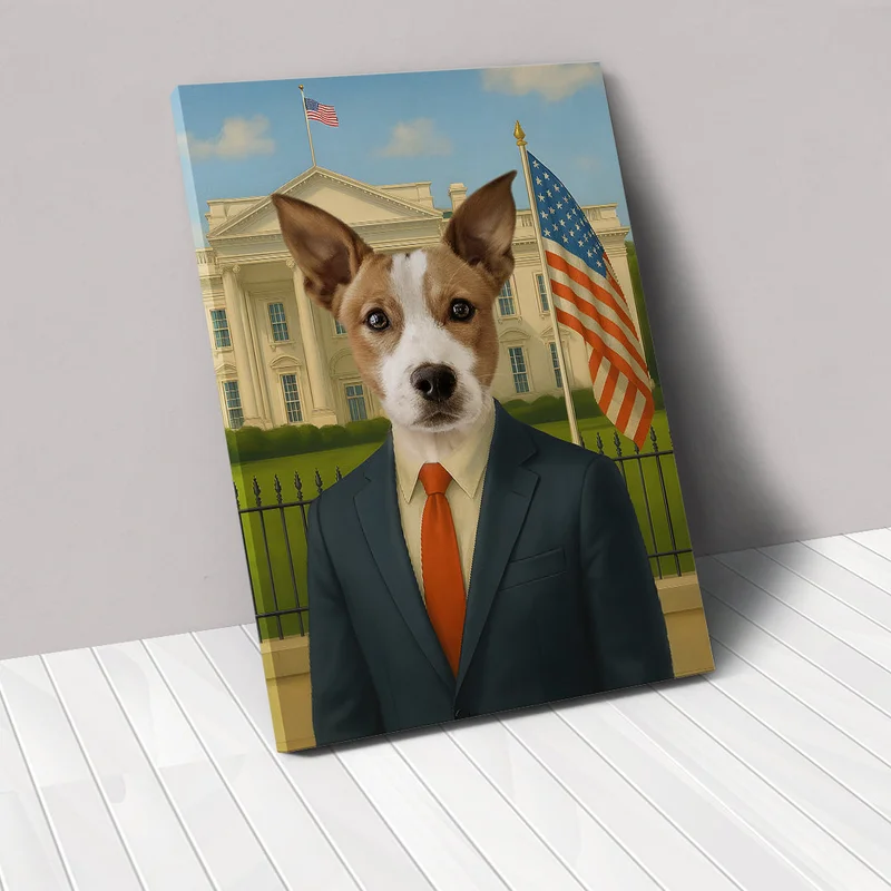 Image of The POTUS - Custom Pet Canvas