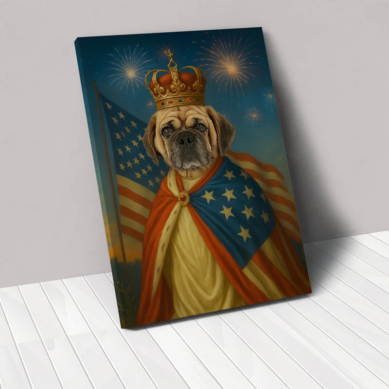 Image of Independence Day - Custom Pet Canvas