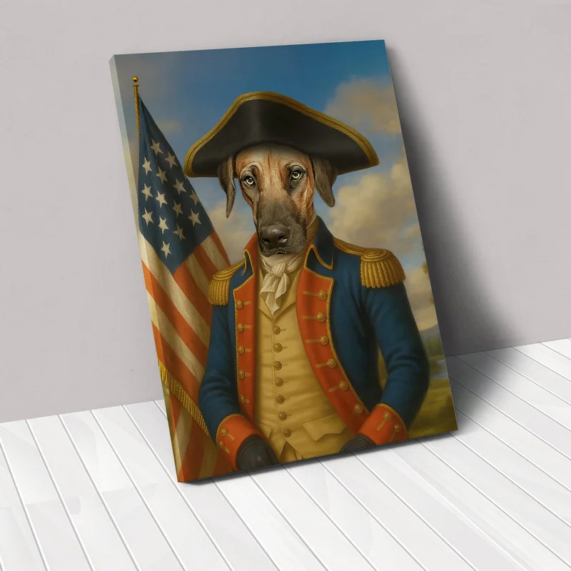 Image of The Patriot - Custom Pet Canvas