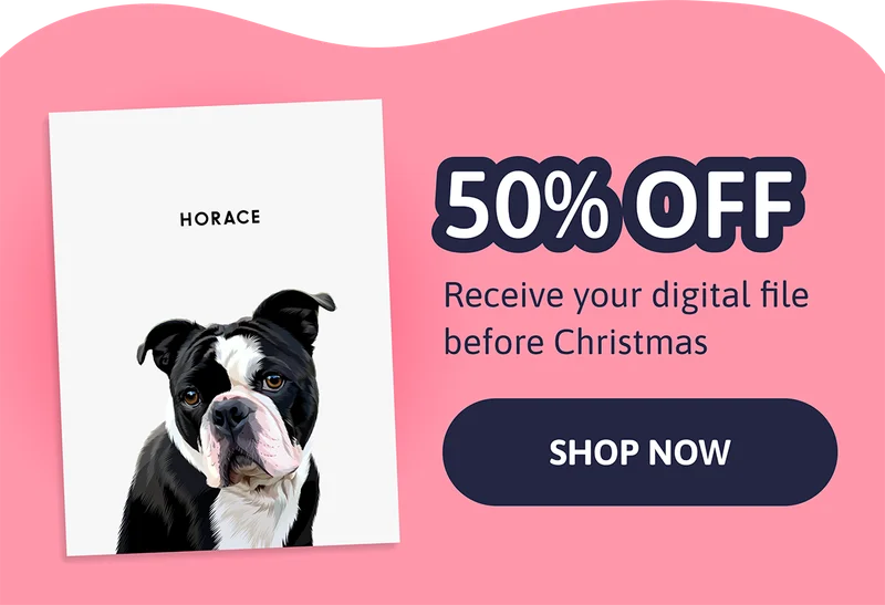 50% OFF | receive your digital art file before Christmas
